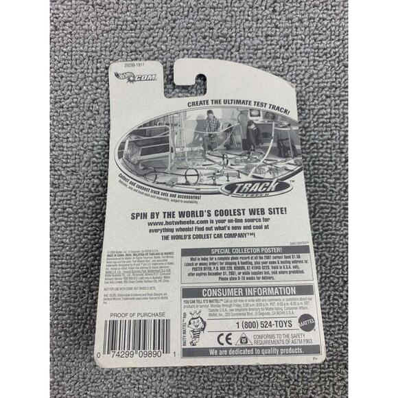 Y2K Hot Wheels Olds 442 White Die Cast Car Red Collector #242 - Picture 2 of 5